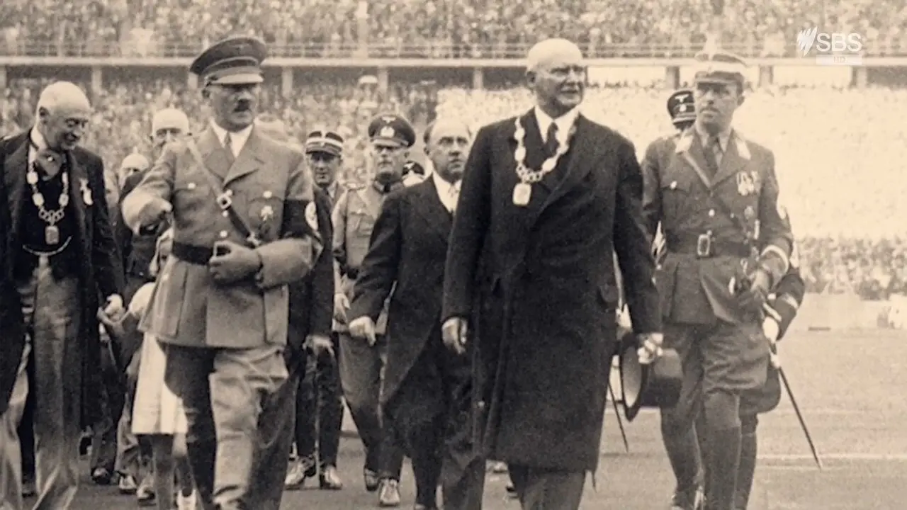 Hitler's Olympics backdrop