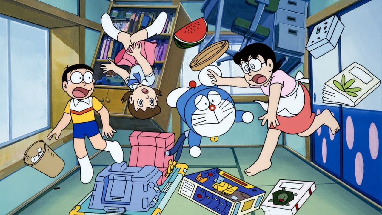 Doraemon: Nobita Drifts in the Universe backdrop