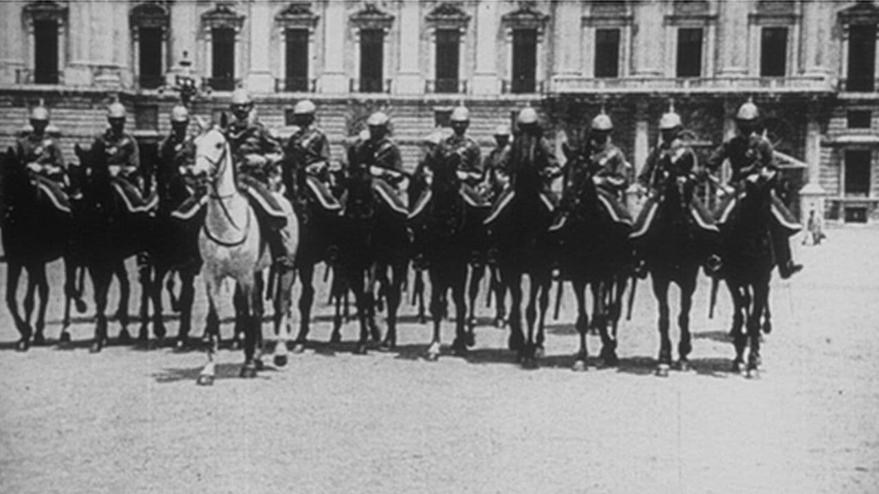 Garde descendante du palais royal backdrop