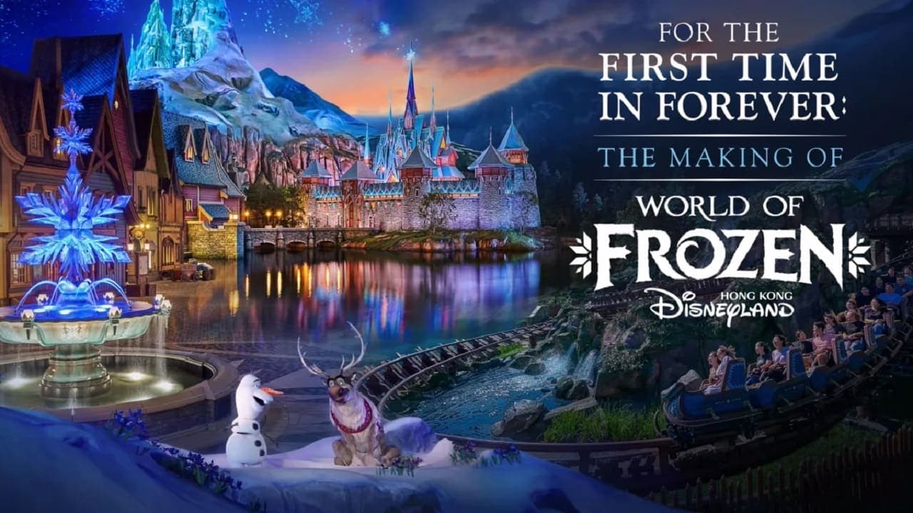 For the First Time in Forever: The Making of World of Frozen backdrop