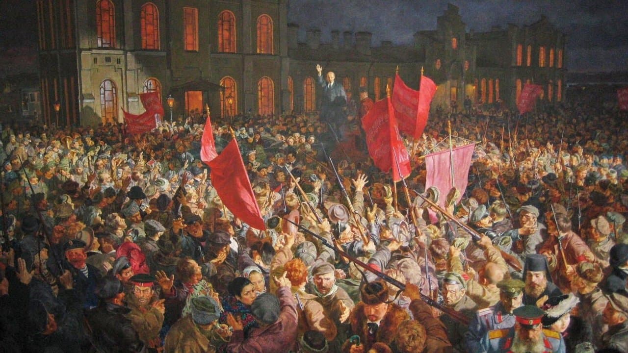 Russian Revolution in Color backdrop