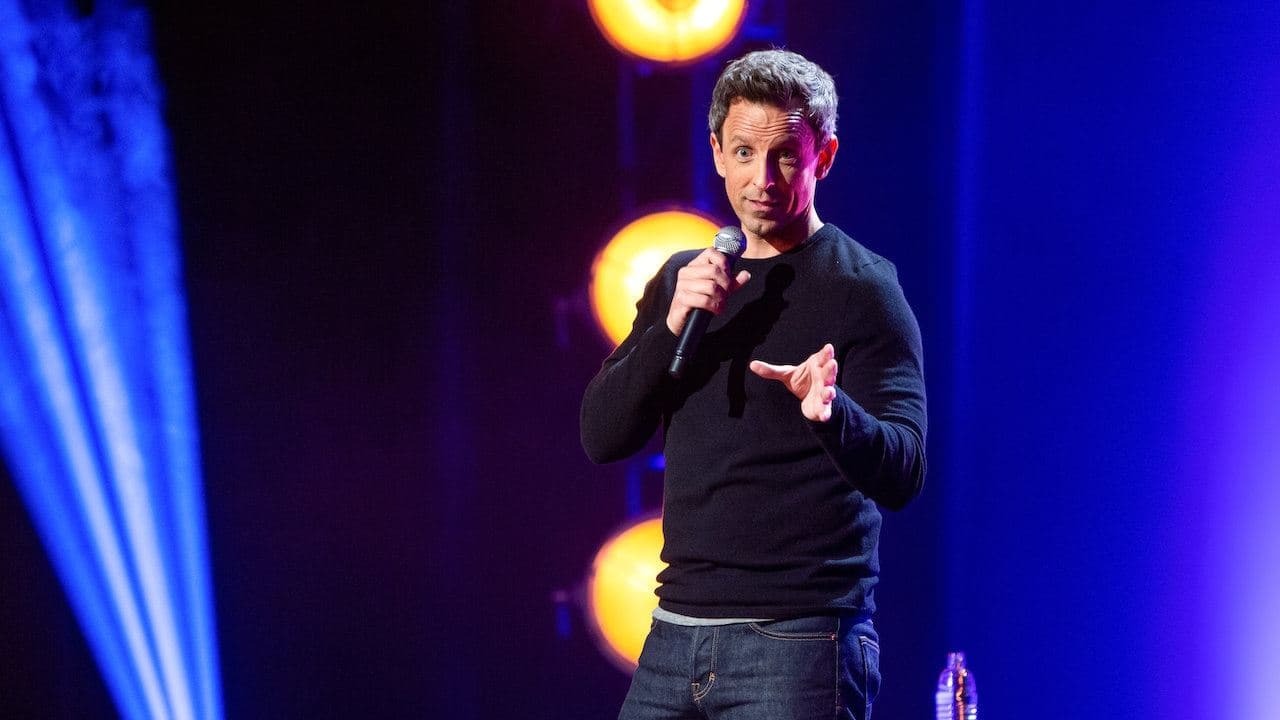 Seth Meyers: Lobby Baby backdrop