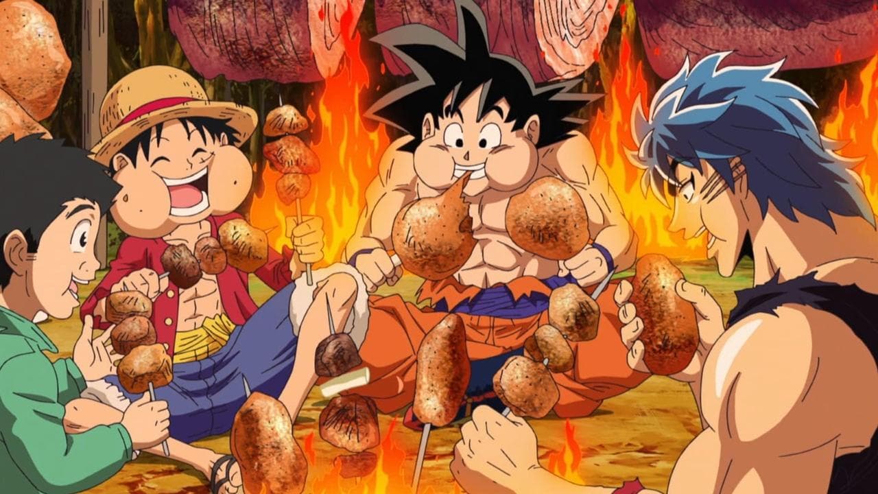 Dream 9 Toriko x One Piece x Dragon Ball Z Super Collaboration Special!! backdrop