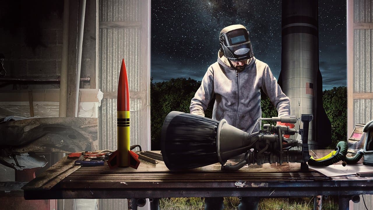 Homemade Astronauts backdrop