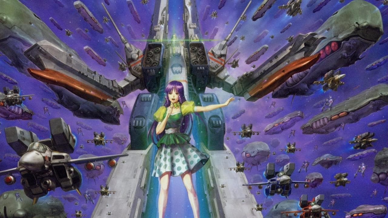 Macross: 20th Anniversary backdrop