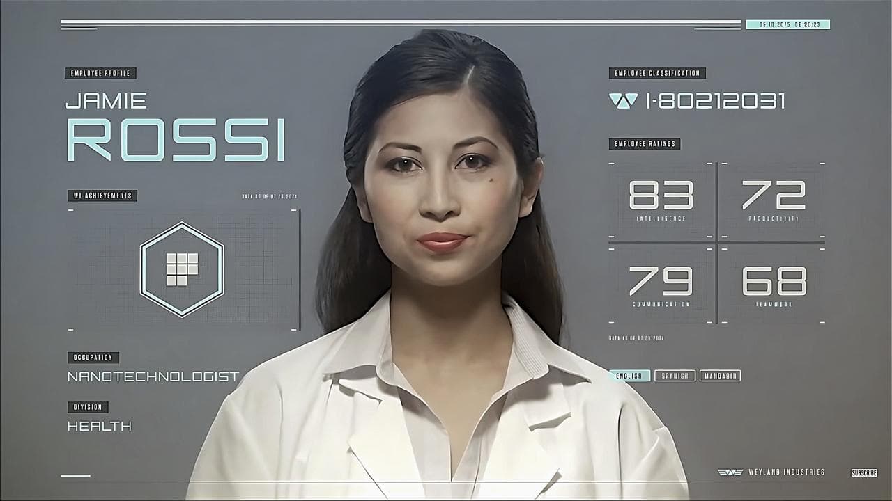 Weyland Industries Testimonial backdrop