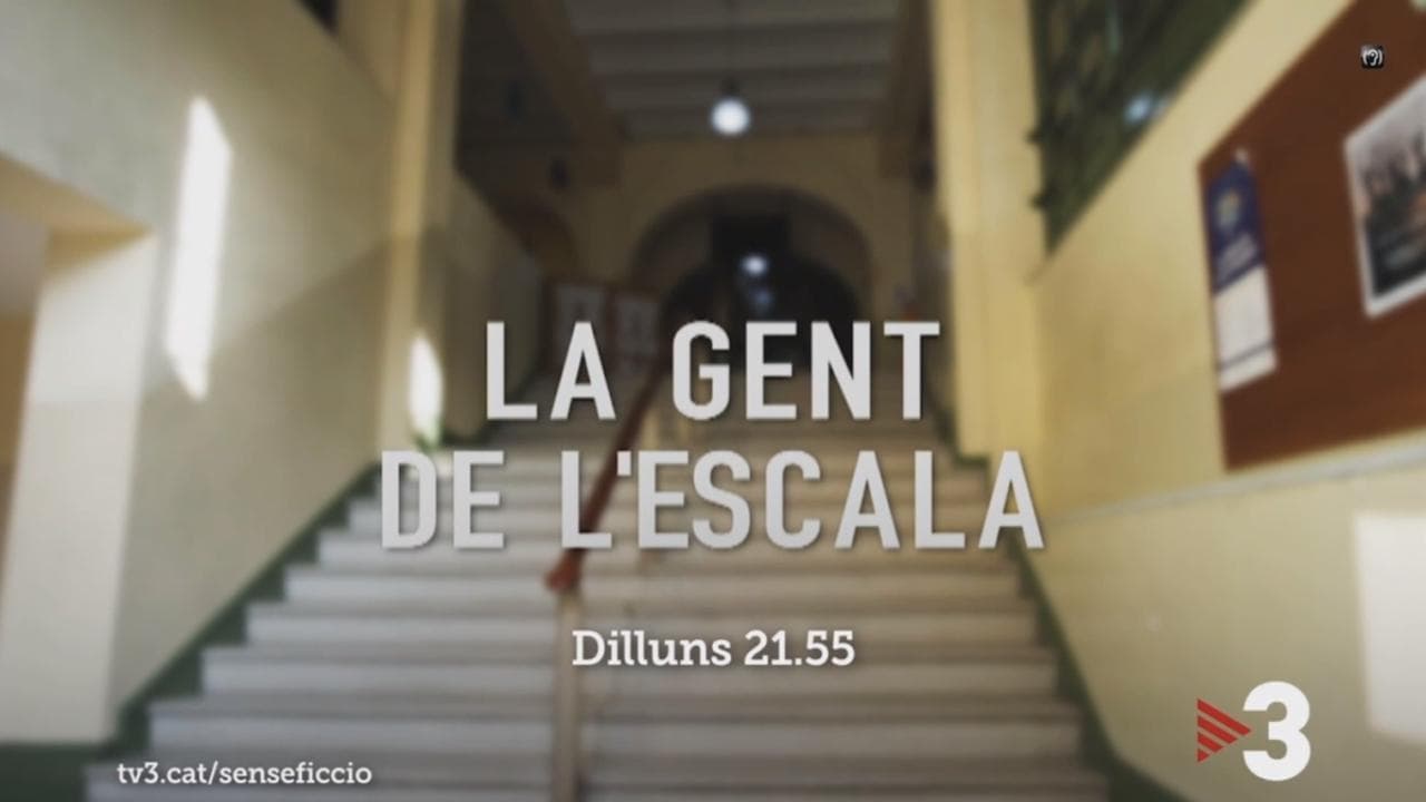 La Gent De L'escala (People on the stairs) backdrop