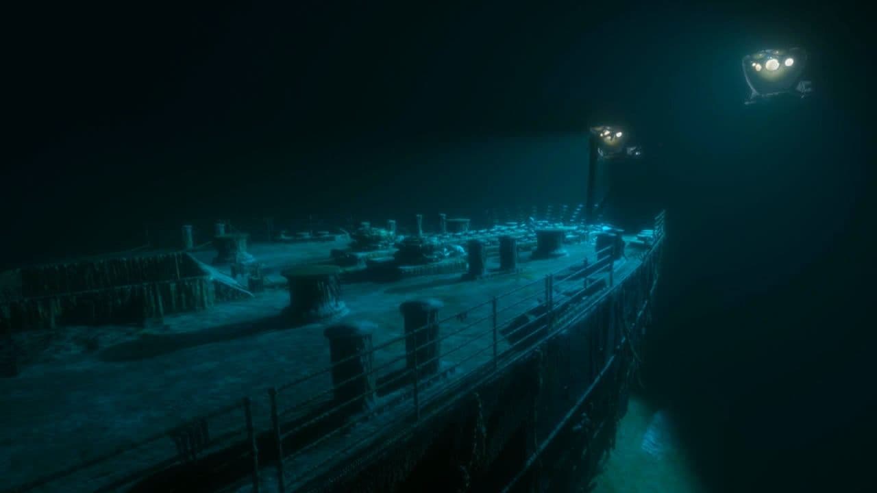 Titanic: 100 Years in 3D backdrop