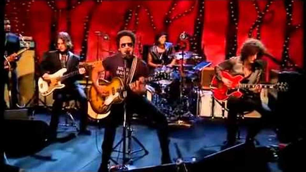 Lenny Kravitz VH1 Unplugged backdrop