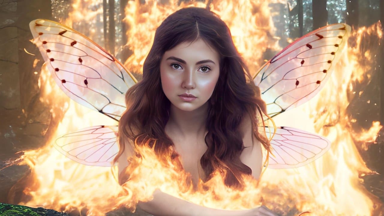 The Evil Fairy Queen backdrop