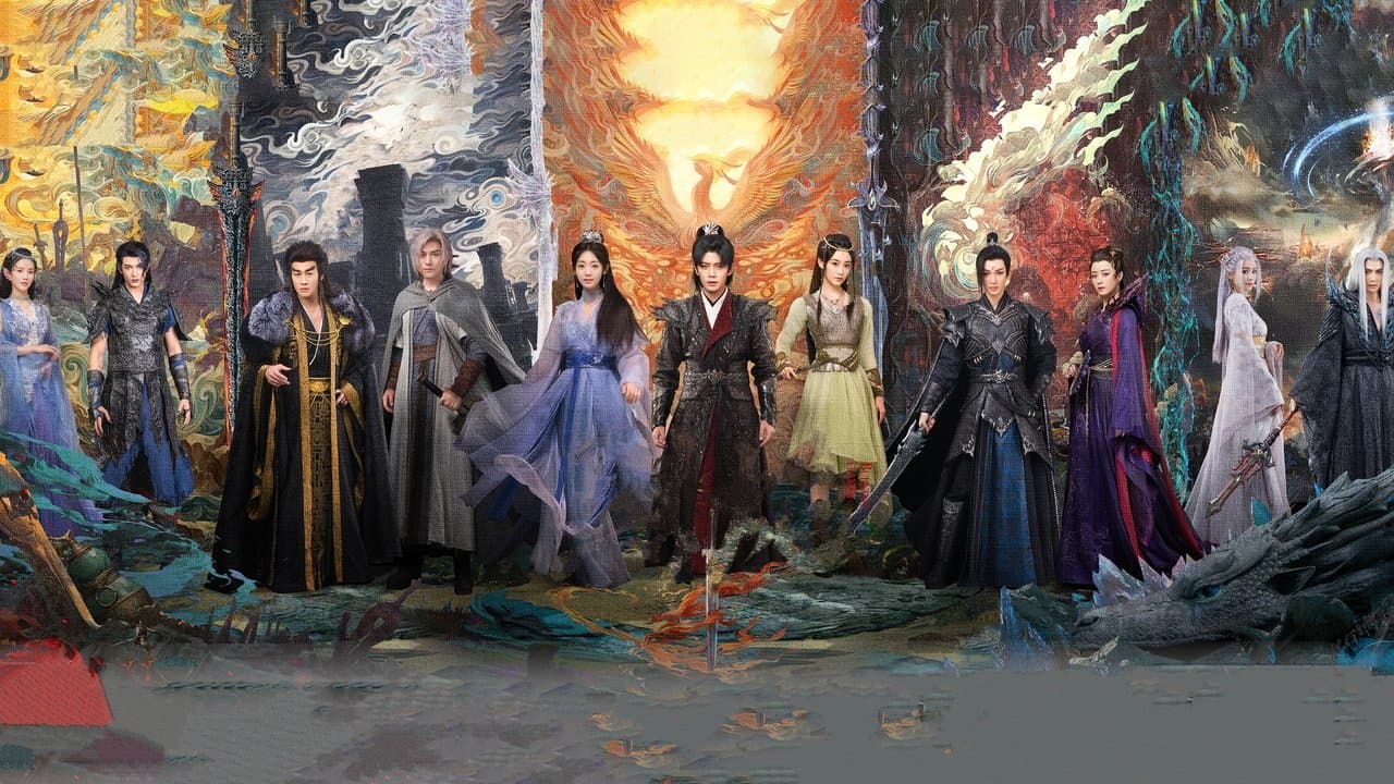 Burning Flames backdrop