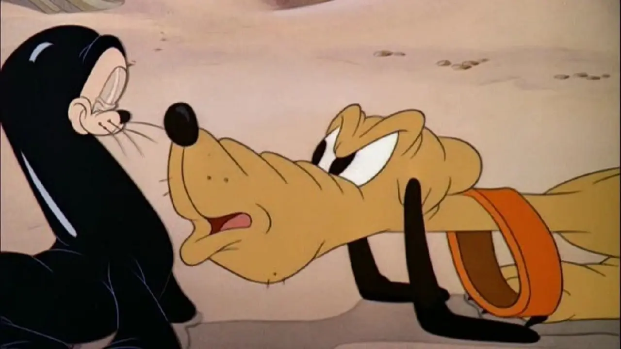 Pluto's Playmate backdrop