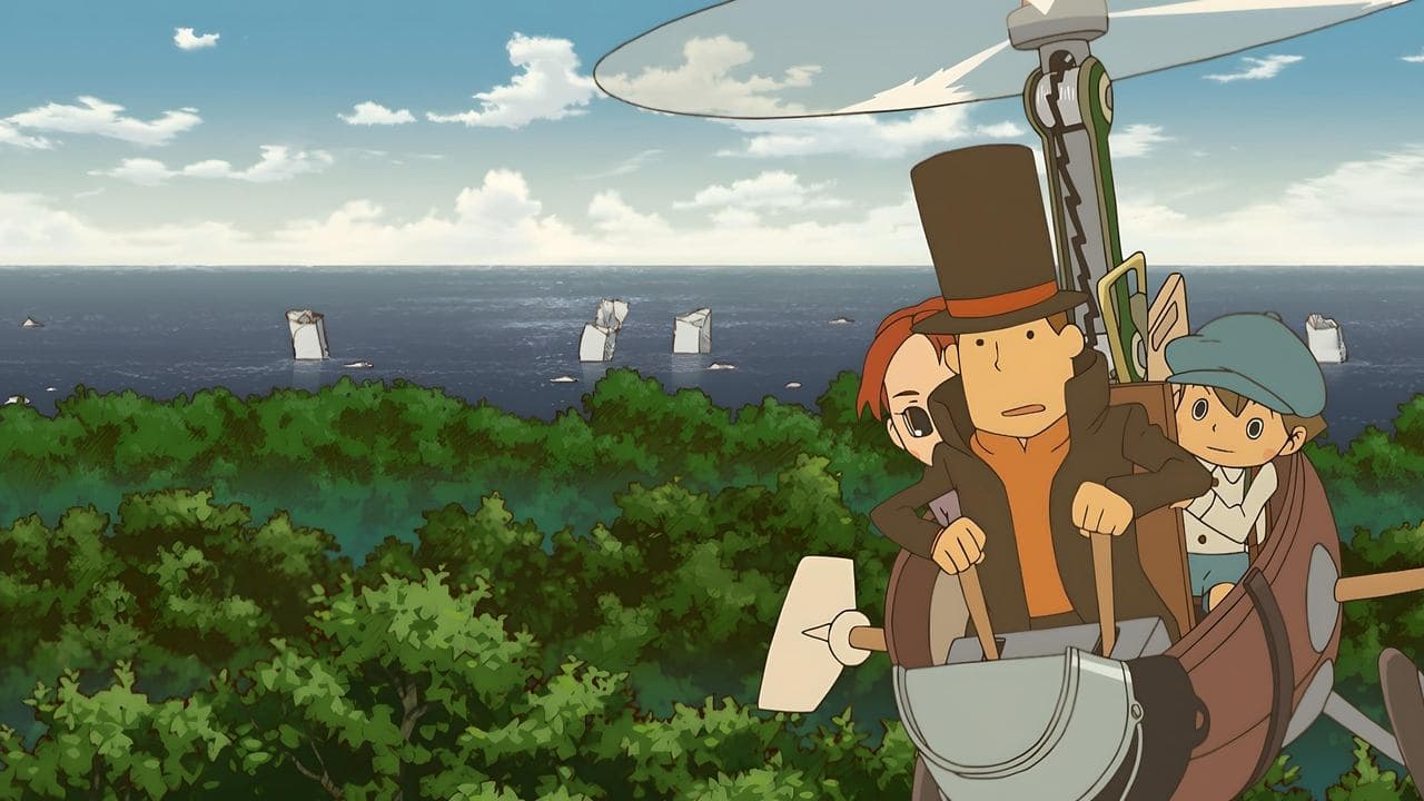 Professor Layton and the Eternal Diva backdrop