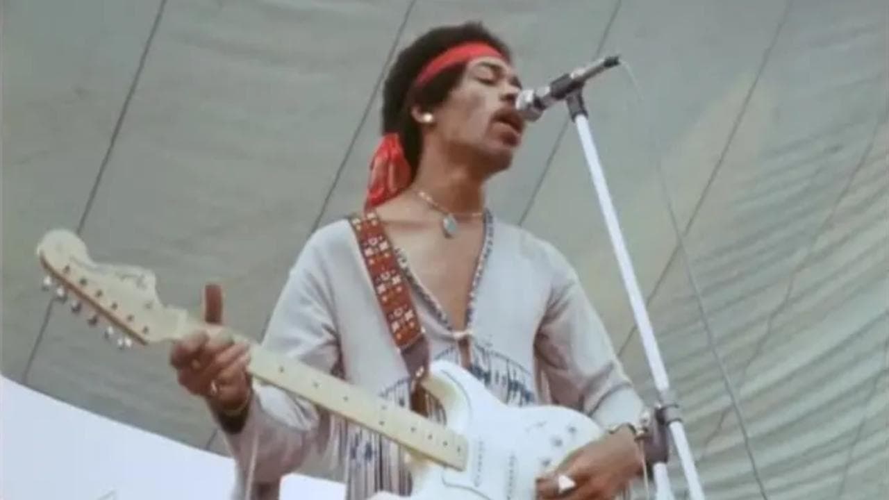 Jimi Hendrix: Live at Woodstock backdrop