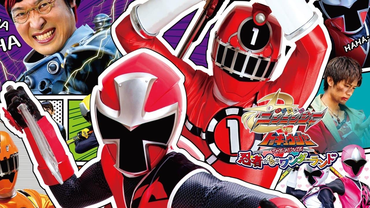 Shuriken Sentai Ninninger vs. ToQger the Movie: Ninjas in Wonderland backdrop