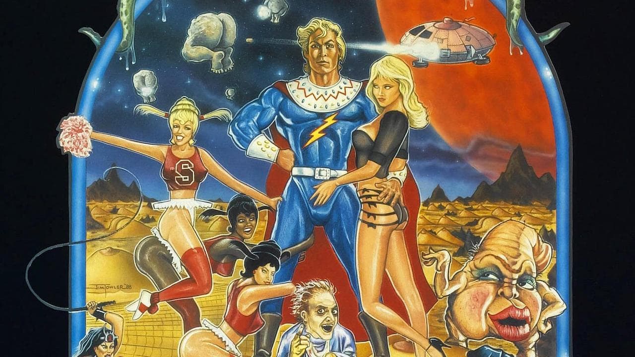 Flesh Gordon Meets the Cosmic Cheerleaders backdrop