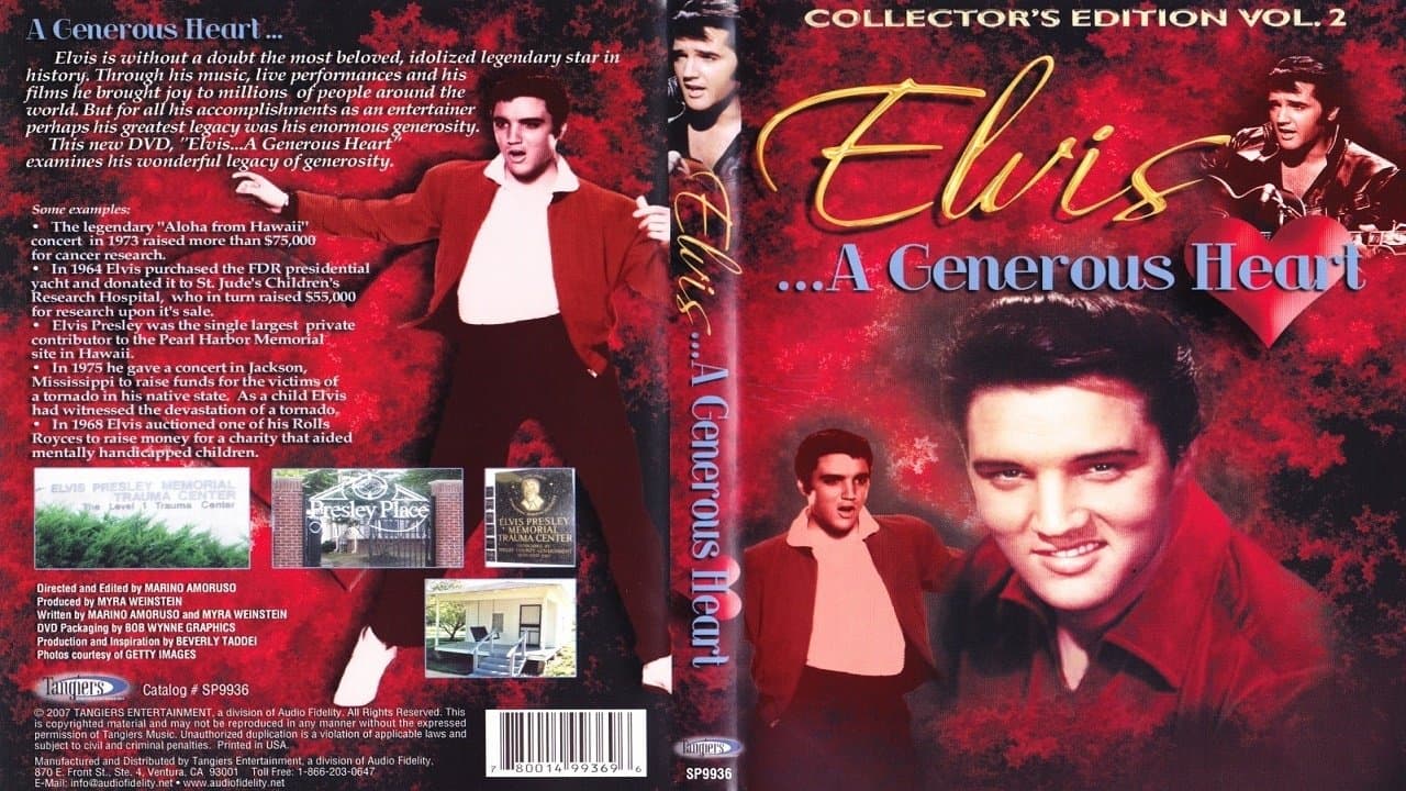 Elvis: A Generous Heart-Collectors Edition Vol. II backdrop
