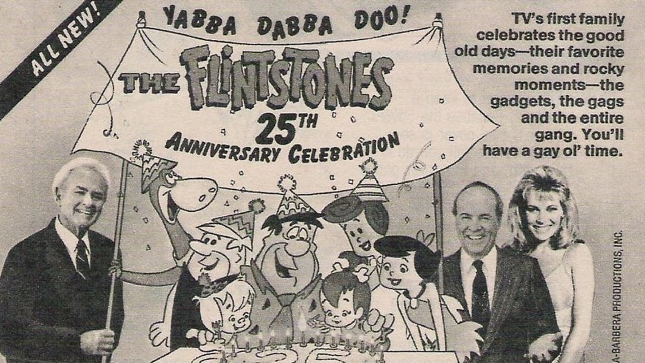 The Flintstones' 25th Anniversary Celebration backdrop