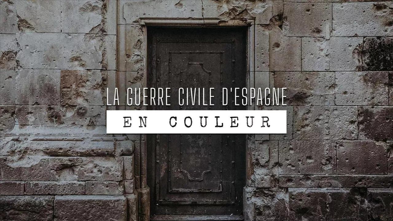 La guerre civile d'Espagne en couleur backdrop