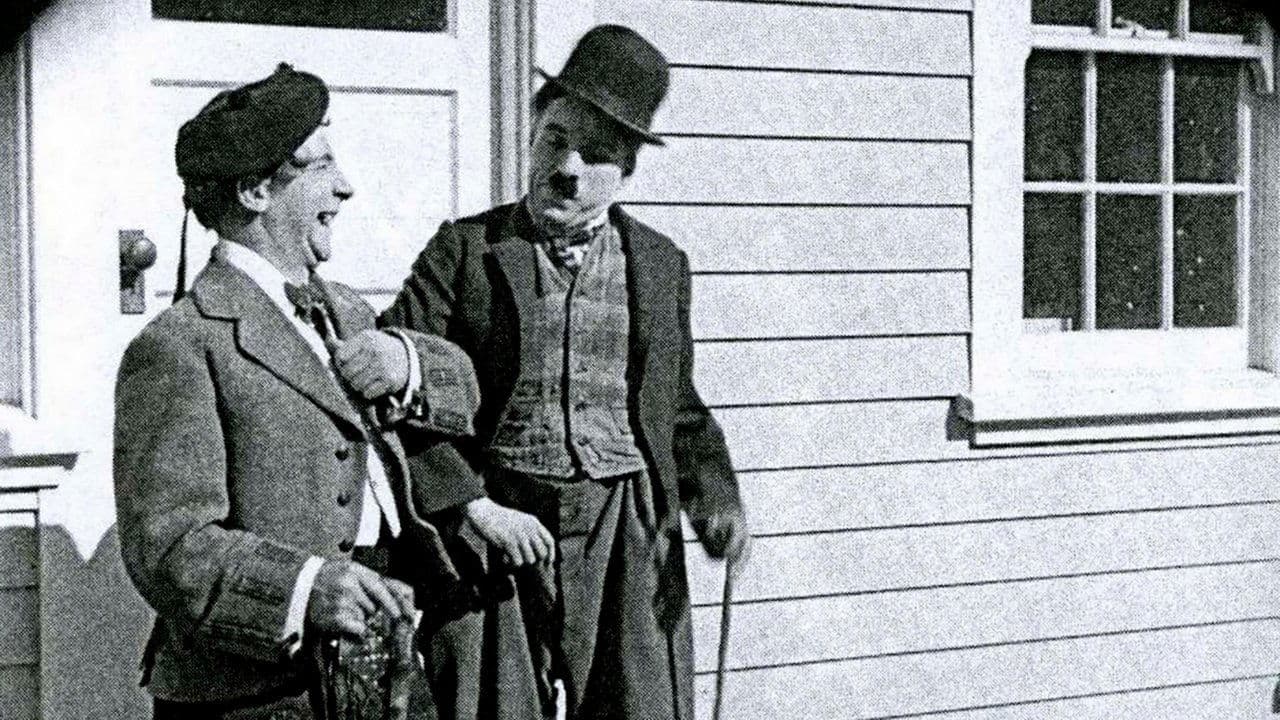Charlie Chaplin Meets Harry Lauder backdrop