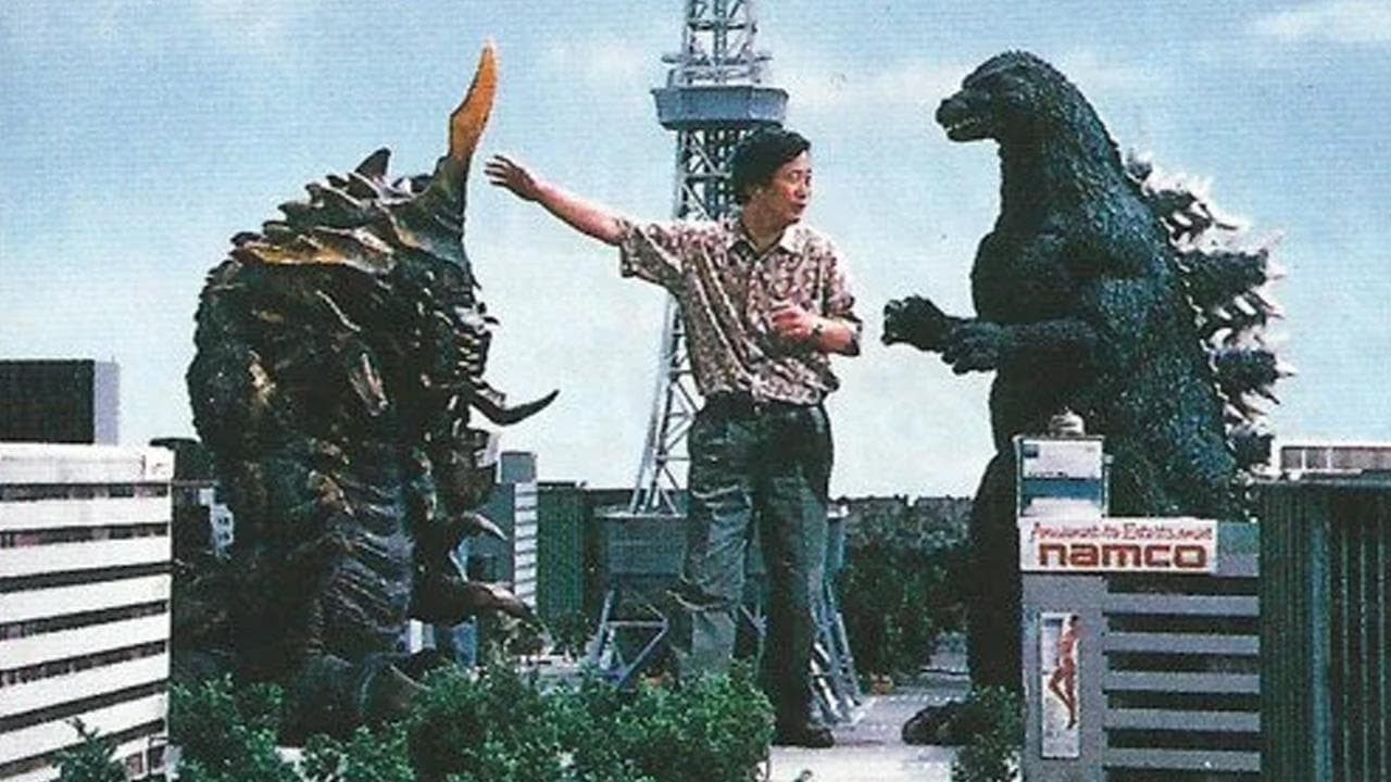 Making of Godzilla vs. Mothra backdrop