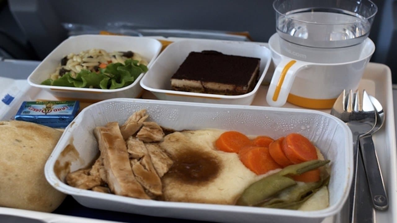 Secrets of Your Airline Food backdrop