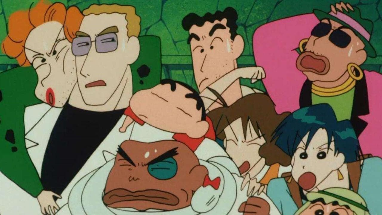 Crayon Shin-chan: The Hidden Treasure of the Buri Buri Kingdom backdrop