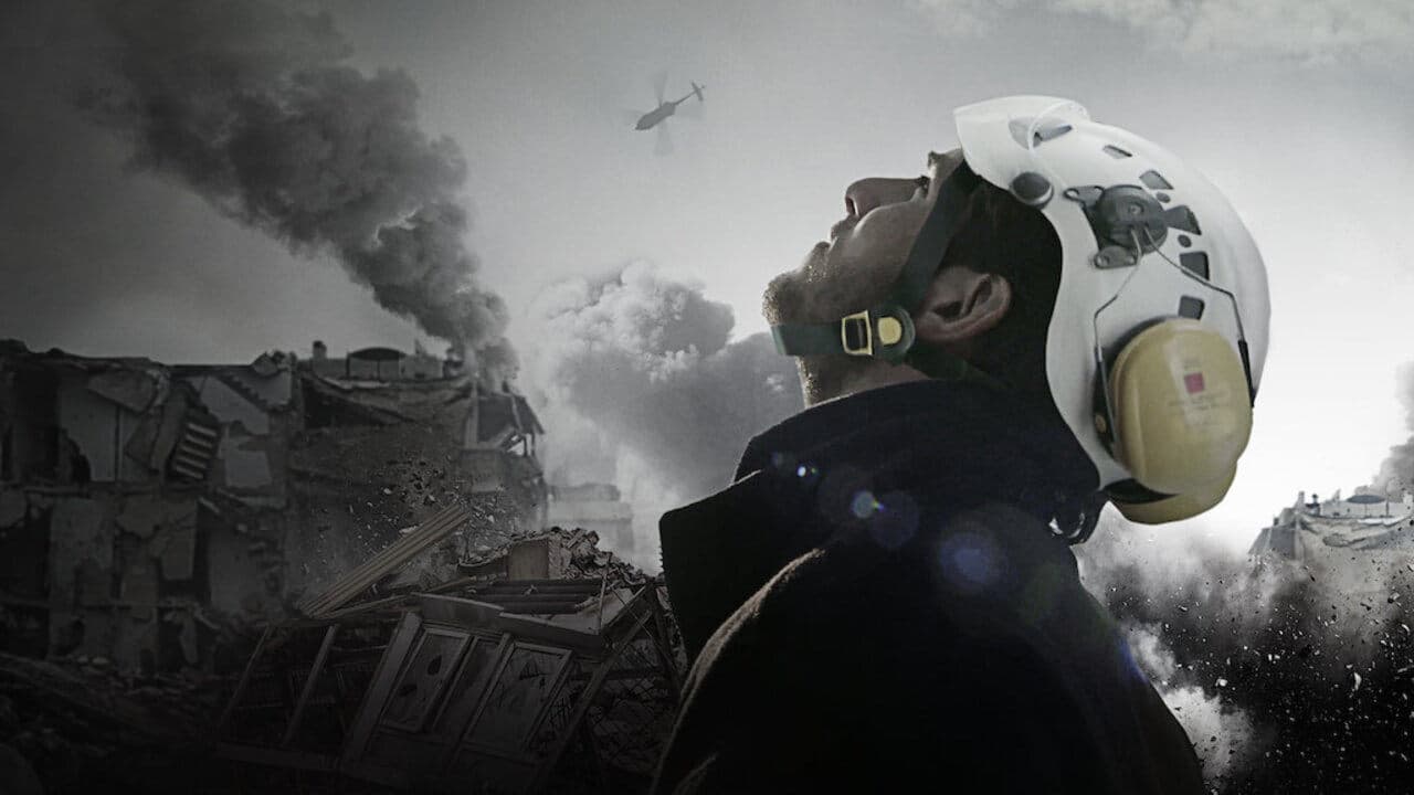 The White Helmets backdrop