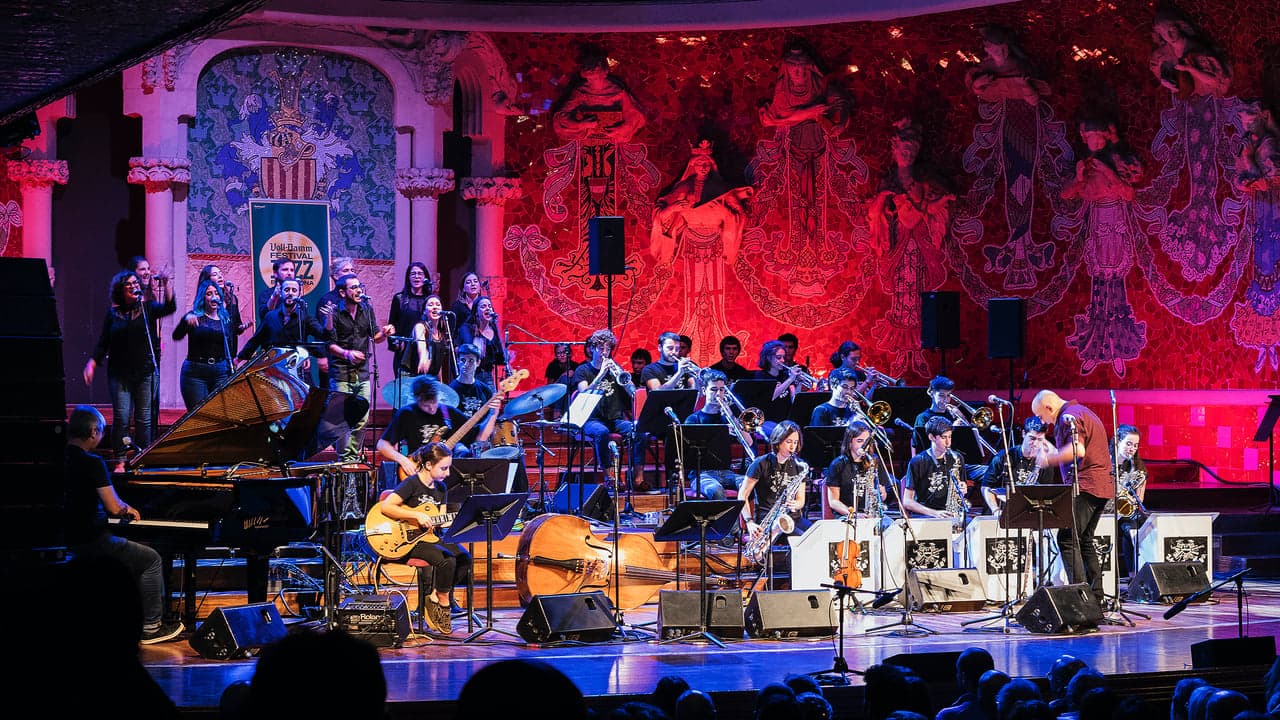 A Film About Kids and Music. Sant Andreu Jazz Band backdrop