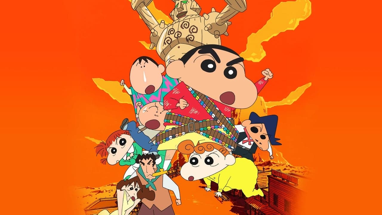 Crayon Shin-chan: Invoke a Storm! The Kasukabe Boys of the Evening Sun backdrop