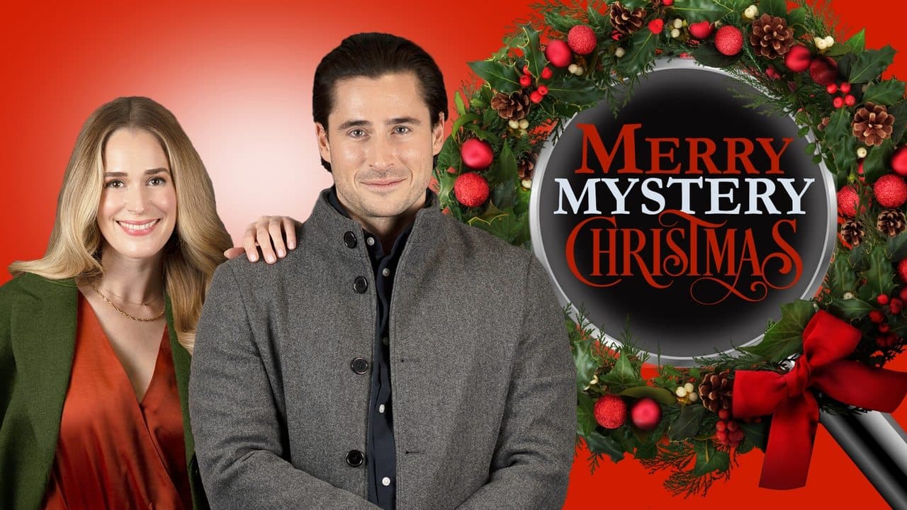 Merry Mystery Christmas backdrop