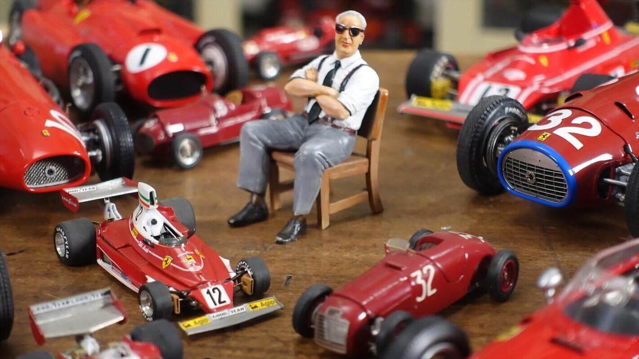 Enzo Ferrari - The Red and the Black backdrop