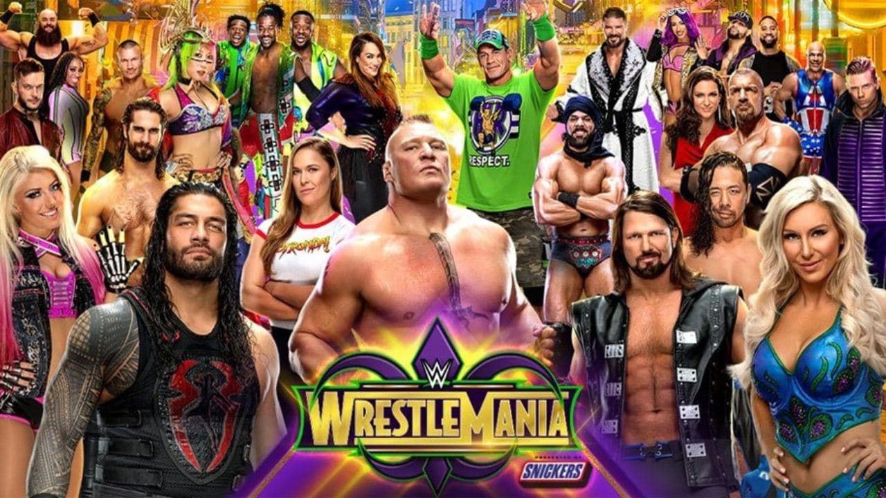 WWE WrestleMania 34 backdrop