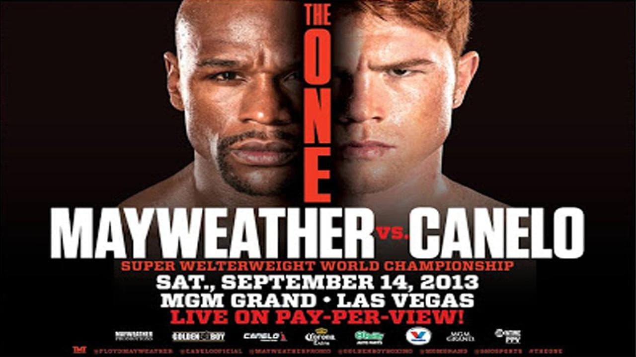 Floyd Mayweather Jr. vs. Canelo Álvarez backdrop