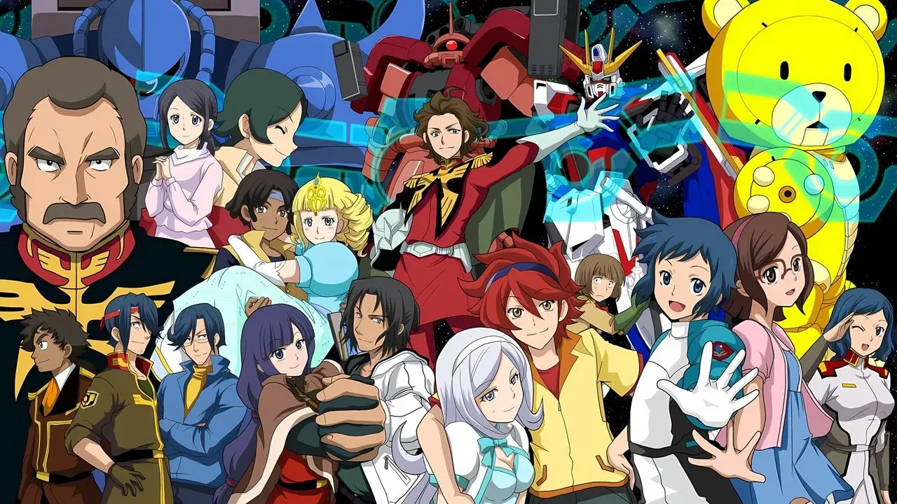 Gundam Build Fighters backdrop