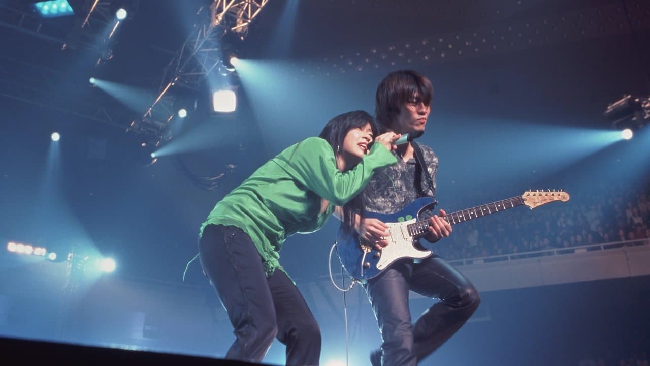 Utada Hikaru in Budokan 2004 backdrop