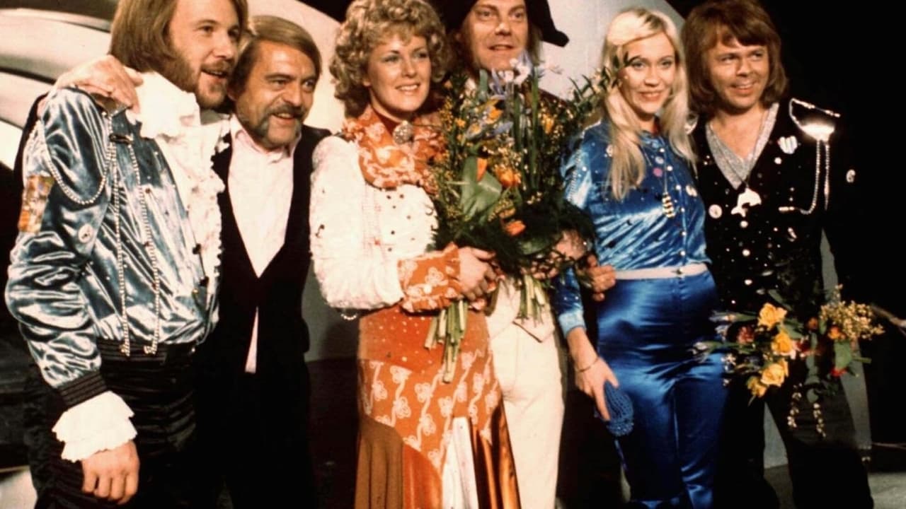 ABBA: 50 Years Since Eurovision backdrop