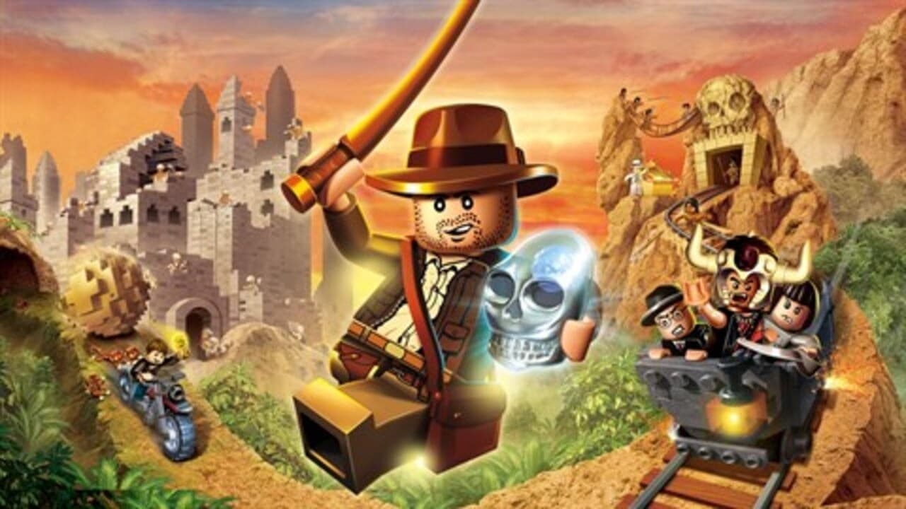 Lego Indiana Jones and the Raiders of the Lost Brick backdrop