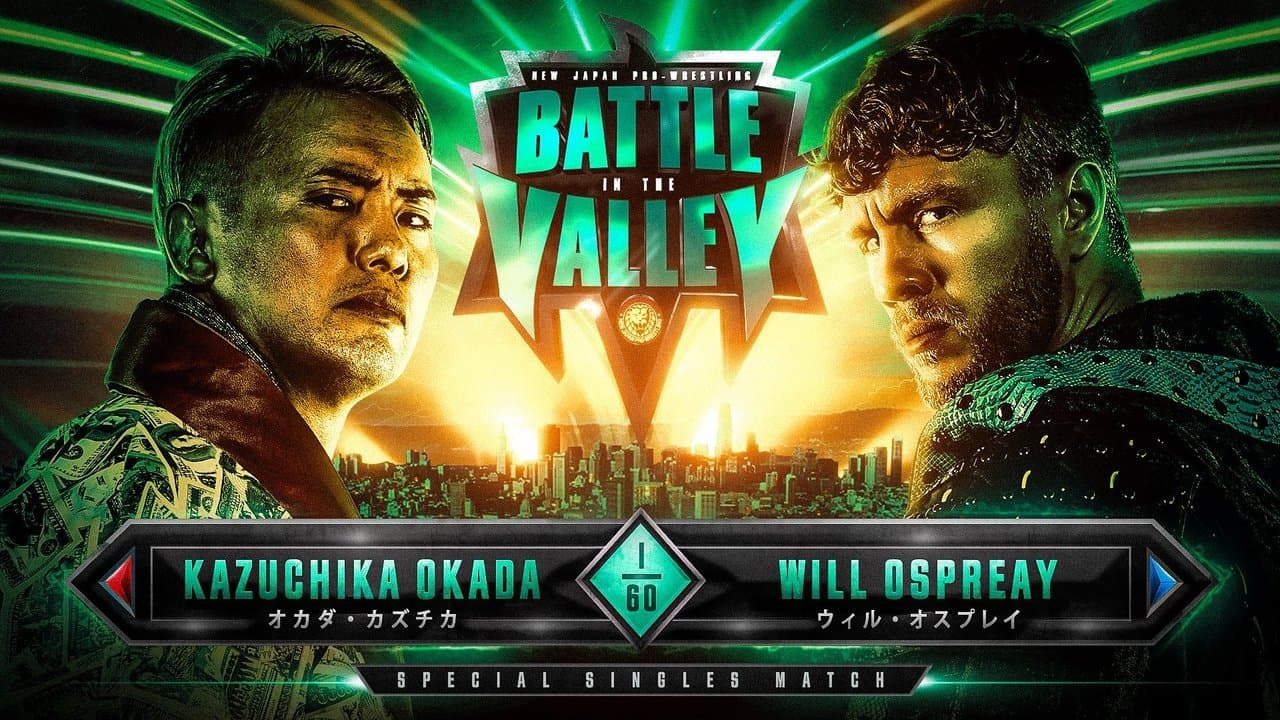 NJPW Battle in the Valley backdrop