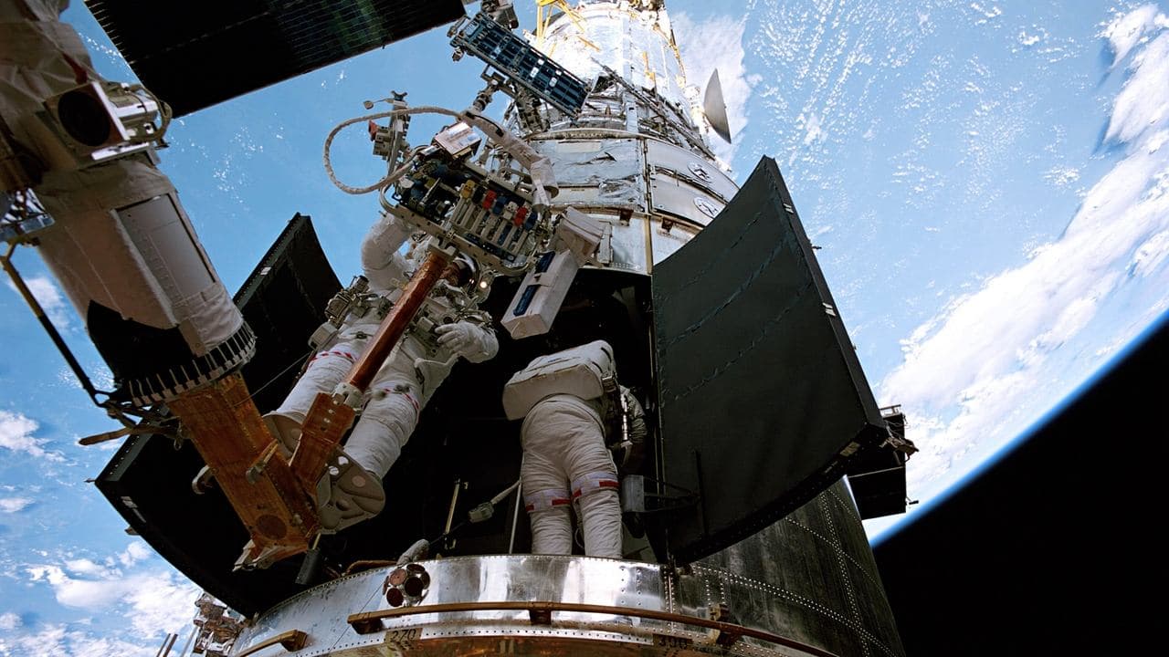 IMAX Hubble backdrop