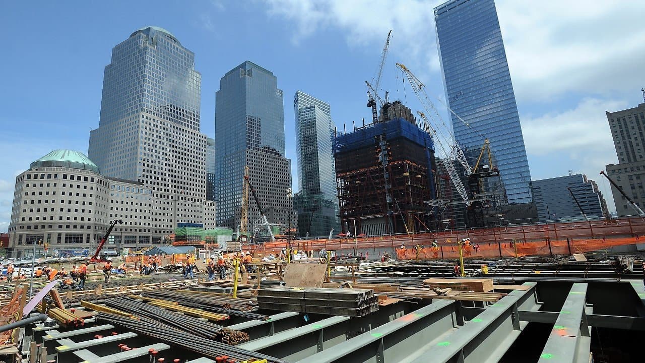America Rebuilds: A Year at Ground Zero backdrop