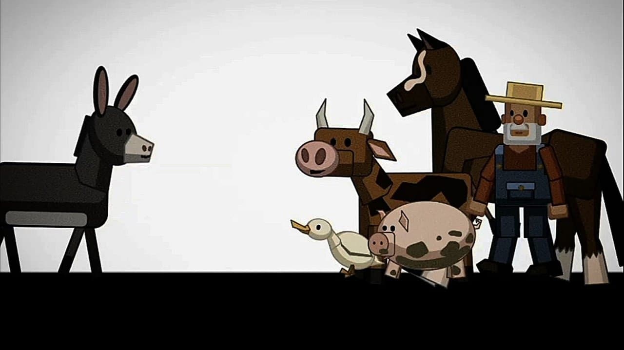 The donkey and the bottle backdrop