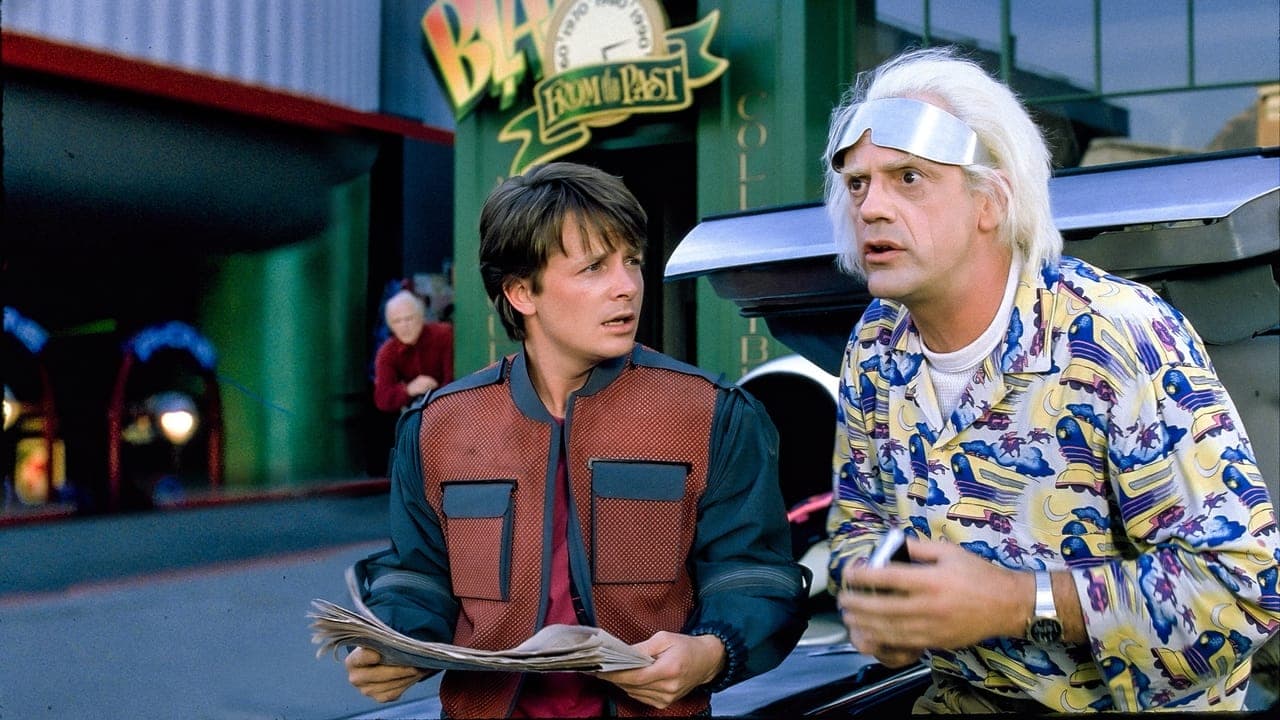 Back to the Future Part II backdrop