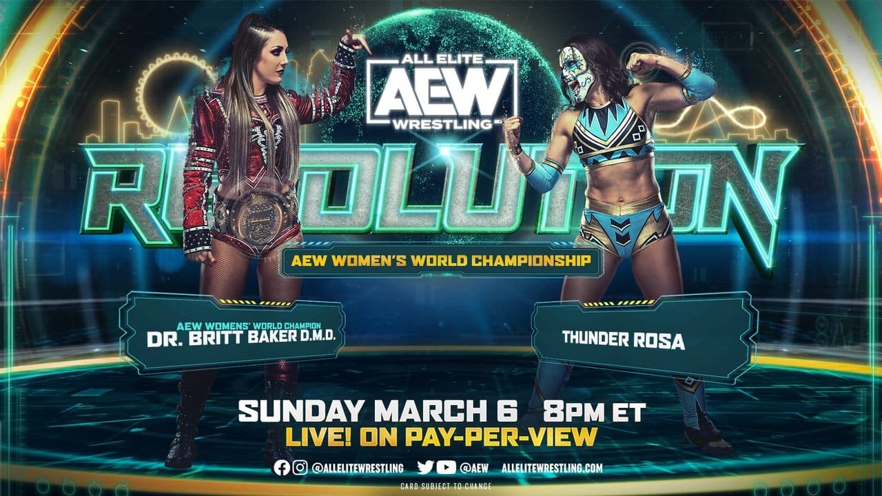 AEW Revolution backdrop