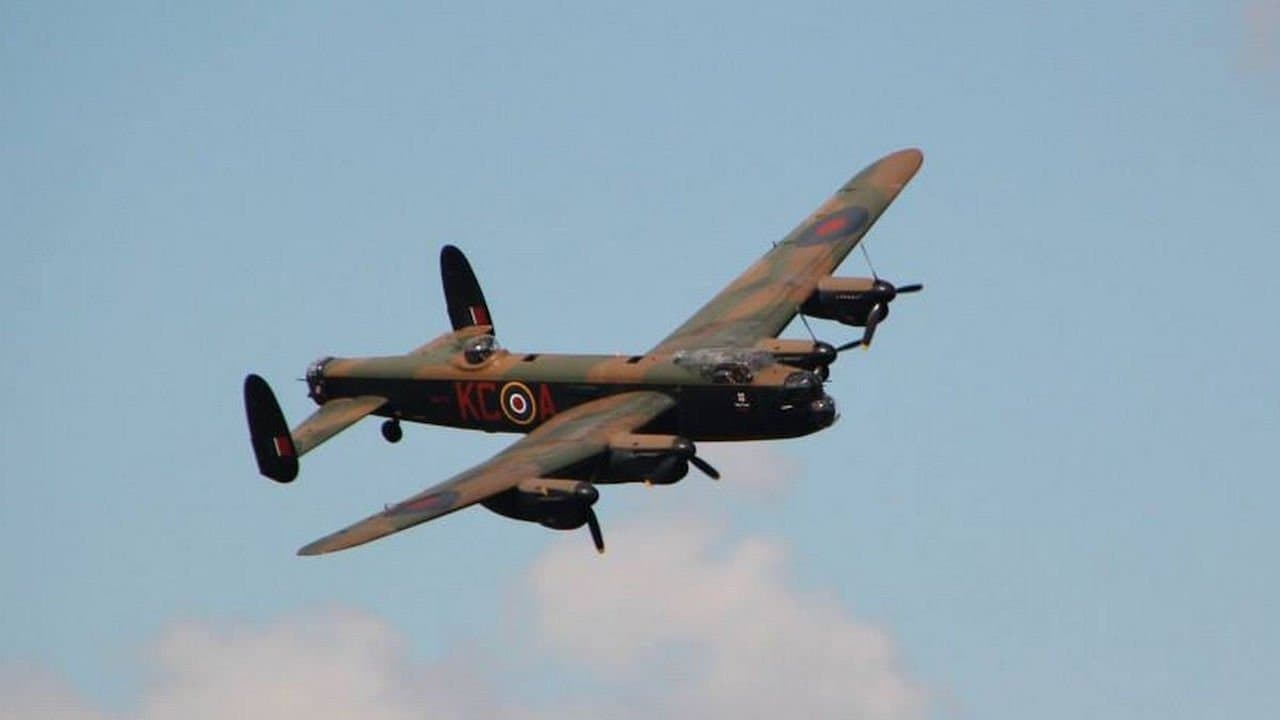 Story of the Lancaster Bomber backdrop
