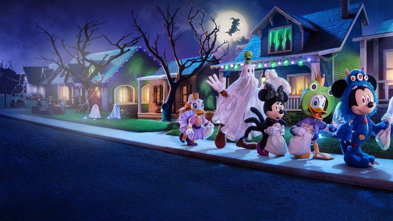 Mickey and Friends: Trick or Treats backdrop