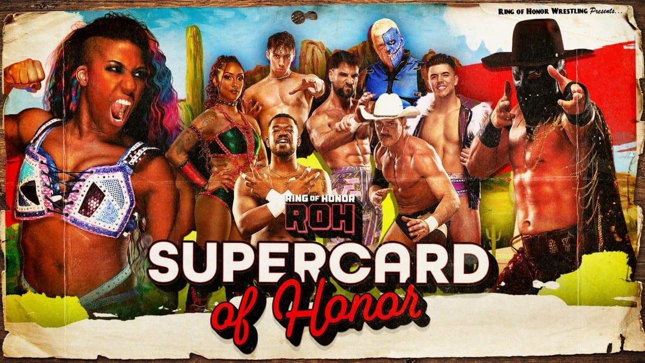 ROH Supercard of Honor 2025 backdrop