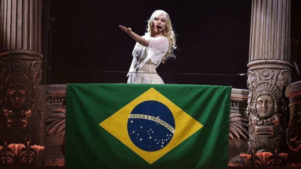 Lady Gaga: MAYHEM on the Beach backdrop