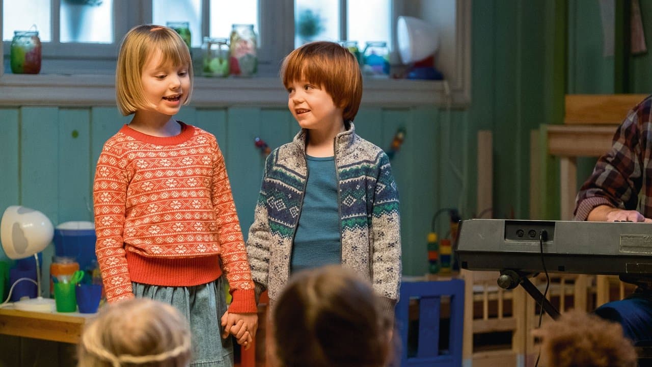 Casper and Emma at the Theatre backdrop