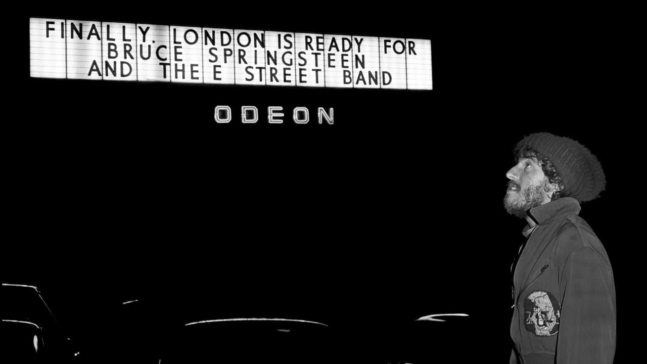 Bruce Springsteen & The E Street Band : Hammersmith Odeon, London '75 backdrop